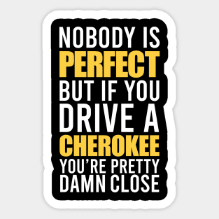 Cherokee Owners Sticker